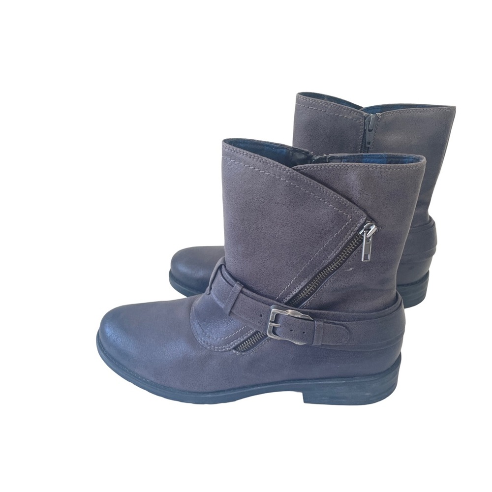 BareTrap Boots Black  Buckle Side Zip Women's Size 11